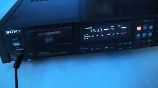Video thumbnail for Sony DTC-1000ES HHB DAT Tape Cassette Recorder TEST (Digital Audio Tape) by ProAudio Revival