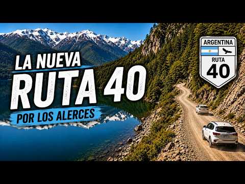La nueva Ruta 40 atraviesa el Parque Los Alerces | Así es el recorrido