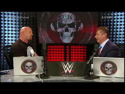 WWE Network - Stone Cold Podcast - Vince McMahon Live Interview Clips (2014-12-01)