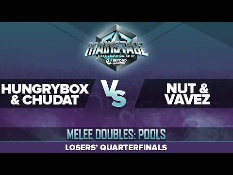 Hungrybox/ChuDat vs Nut/Vavez - Losers' Quarterfinals: Melee Doubles Top 16 - Mainstage