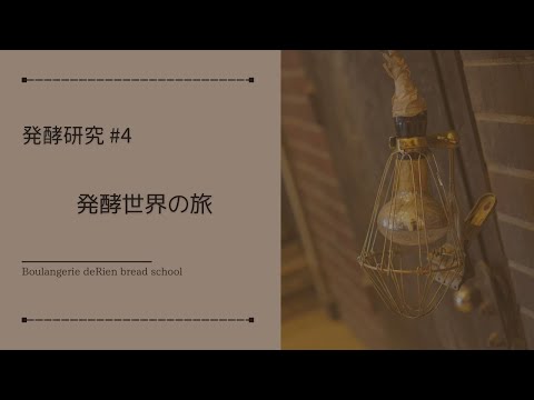 発酵研究 #4 「発酵世界の旅 」