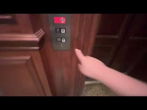 Rough Historic Otis "side" elevator (Modded)@The Hotel Roanoke, Roanoke VA