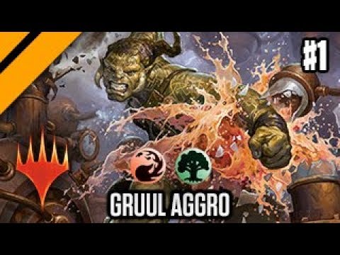 MTG Arena - Bo1 Laddering - Gruul Aggro P1