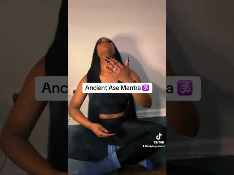 Ancient Ase’ Mantra 🕉️ #breathing  #meditation #chantressseba #tiktok #tasjiachanel