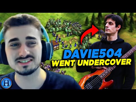@Davie504  Went Undercover and Played me In AoE2
