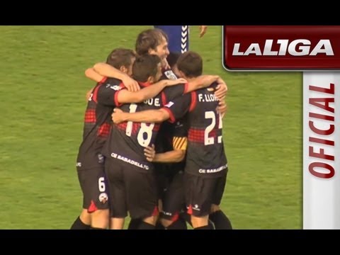 Gol de Kiko Olivas (1-1) en el Deportivo Alavés - CE Sabadell - HD