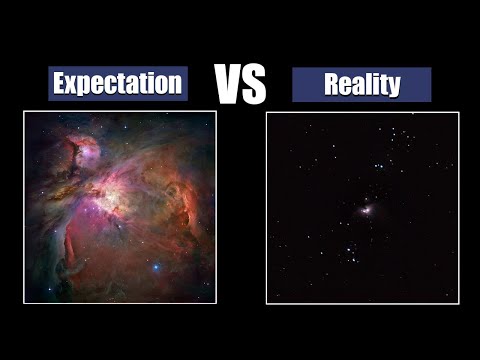 Deep-Sky Objects Through a Telescope. Expectation and Reality