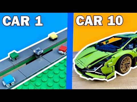 Smallest vs Largest Working LEGO Cars...