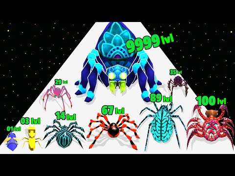 Insects Run & Evolve - Level Up Insect Max Level Gameplay (New Update) Insect Evolution Run