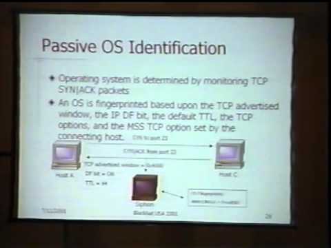 Black Hat USA 2001 - The Siphon Project.