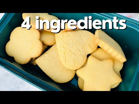 4 Ingredients Biscuits Recipe | How To Make Biscuits With 4 Ingredients