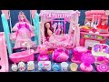 13 Minutes Satisfying With Unboxing Pink Barbie Doll Bedroom Kitchen Collection Review Toys ASMR