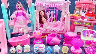 Download lagu 13 Minutes Satisfying with Unboxing Pink Barbie Doll Bedroom,Kitchen Collection Review Toys | ASMR mp3