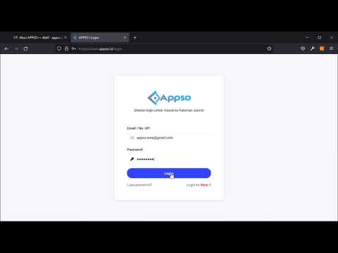 Tutorial Cara Login ke Aplikasi