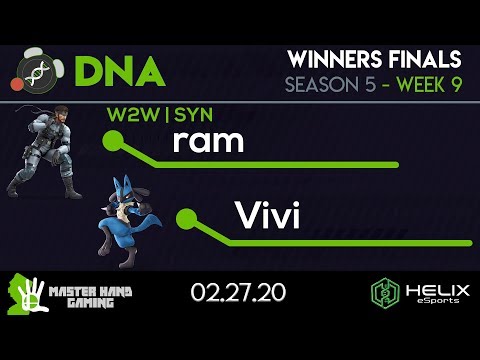 DNA S5:W9 - W2W | SYN | ram (Snake) Vs. Vivi (Lucario) - Winners Finals