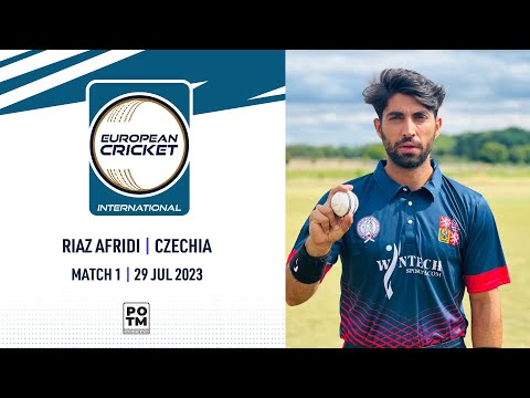 POTM : R.Afridi - CZE vs CYP | Highlights | ECI Czechia | 29 July 2023 | ECI23.094