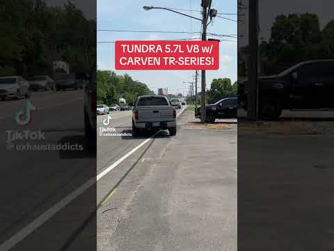 Not a bad sound with just adding a Carven-TR! @exhaustaddicts #toyota #tundra #carvenexhaust
