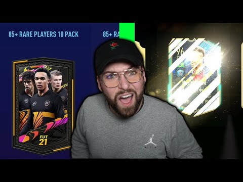 OPENING 85+ 10 PLAYER PACKS & 100 81+ PLAYER PICKS FOR FUTTIES TEAM 2! - FIFA 21