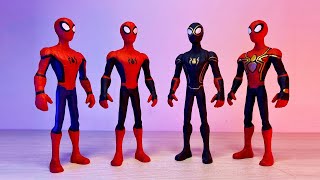 SPIDER-MAN / Making Spider-Man Collectible Figures (My 4 Favorite Suits)