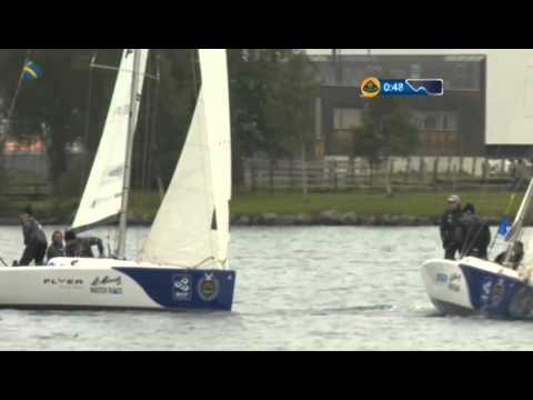 Highlights from the Quarter Finals - St Moritz Match Race 2012