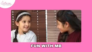 Aadya & Sitara Fun With Mahesh Babu | Behind The Scenes With MB | #SarileruNeekevvaru | A&S