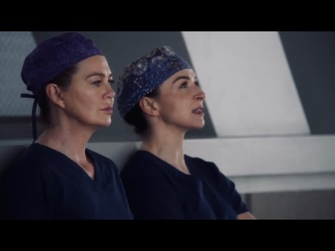 Greys Anatomy 18x08 Meredith and Amelia are nervous about a groundbreaking surgery