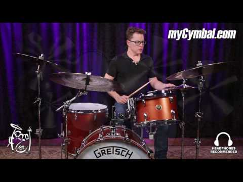 Crescent 15" Fat Hats by Sabian - 1025/1301g - Played by Stanton Moore (S15H-1110316N)