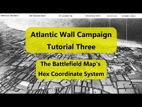 Atlantic Wall (Decision Games) Campaign Tutorial 3:  The Hex Coordinate System