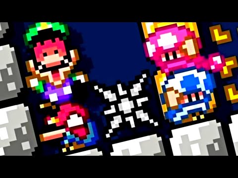 Super Mario Maker 2 Multiplayer Co-OP with Randoms O_o #63