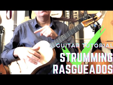 #1 Tutorial "Rasgueado" (Strumming) Tutorial/1 min of technique with Xavier Díaz-Latorre