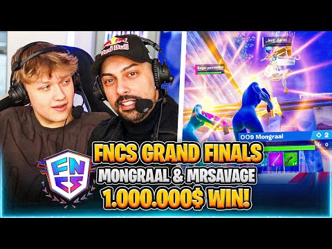 MONGRAAL & MRSAVAGE HOLEN WIN IM 1.000.000$ FNCS GRAND FINAL! | TAG 1