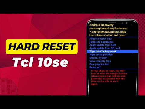 Tcl 10se Hard Reset Pattern Unlock (Quick & Easy)