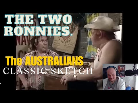 The Two Ronnies The Australians Sketch. FIRST TIME REACTION.