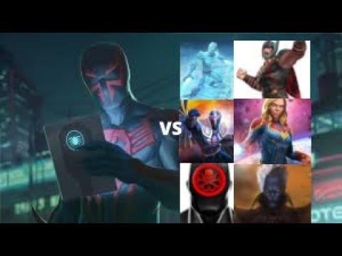 R4 6* Spiderman 2099 solos all act 6.4 bosses! Act 6 boss solos