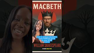 How to analyse Macbeth's most FAMOUS quote in your GCSE English exams!