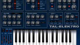 Video thumbnail for TAL-Elek7ro Synthesizer VST plugin by VST Stuff