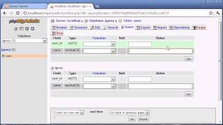 jQuery Tutorial - 113 - Updating database table values