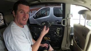 Nissan Serena electric sliding door repair, Door panel removal Pt.1