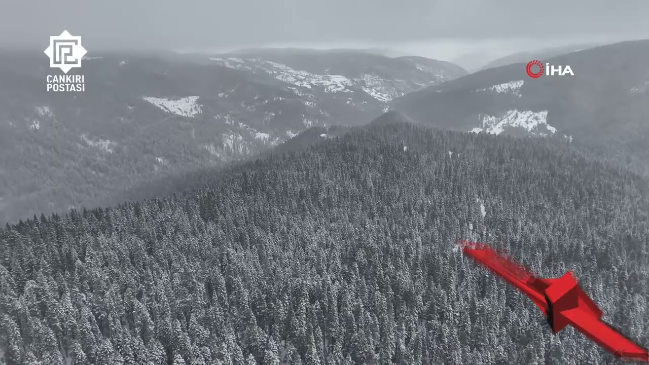 Beyaz Gelinlik Giyen Ilgaz Havadan Görüntülendi
