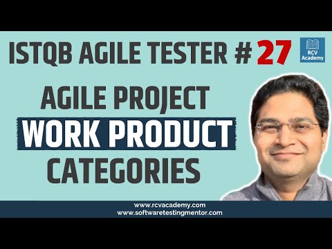 ISTQB Agile Tester 27 Agile Project Work Product Categories