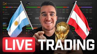 LIVE: World Cup Prediction Market Trading [Argentina vs Austria]