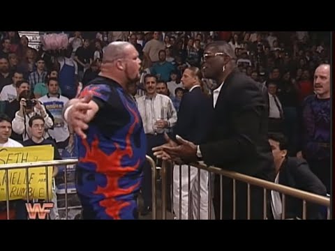 WATCH: NFL Meets WWE–Lawrence Taylor Picks A Fight With Bam Bam Bigelow