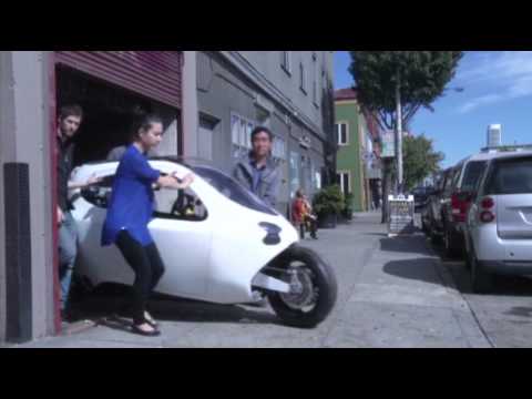 Gyro-stabilized Electric Motorcycle Hits Road