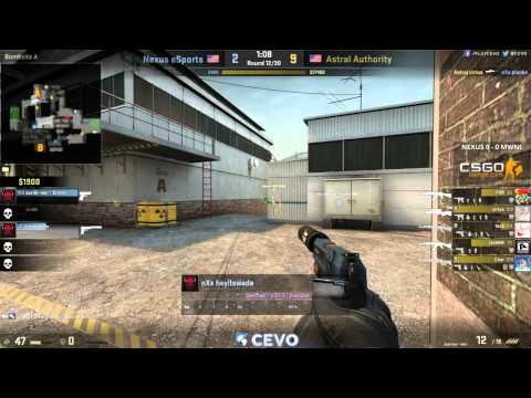 Astral Authority vs. Nexus eSports - Game 1 (CEVO-P Placement Tournament CS:GO Season 8)