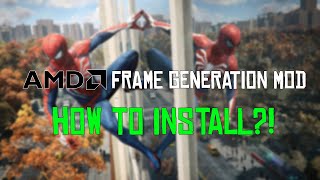 How to install AMD Frame Gen Mod