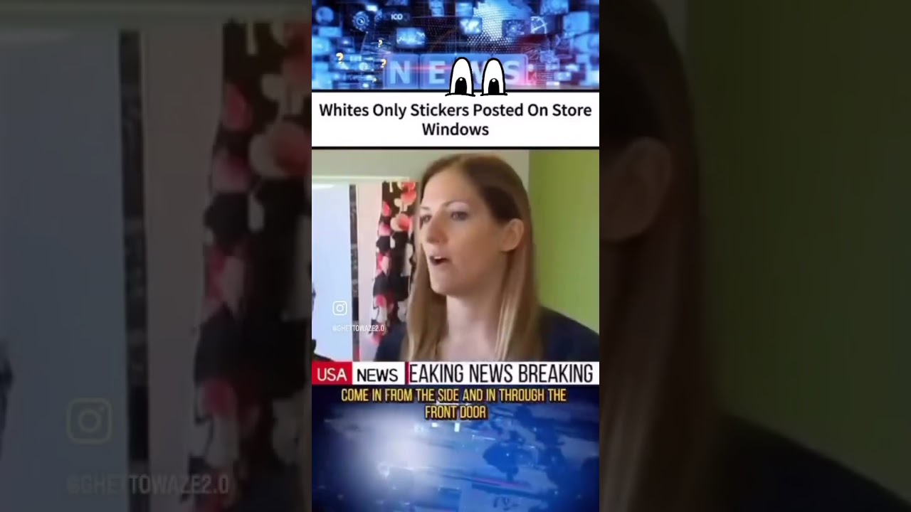 Whiles Only Stickers Poster on Store Window Austin Texas ￼