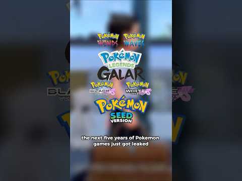 FUTURE POKEMON GAMES GOT LEAKED #pokemon #gen10 #generation10 #pokemonlegends #leak