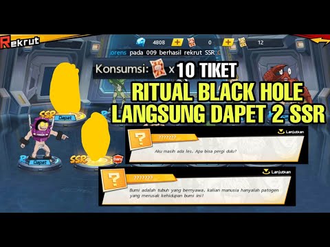 GACHA 10 TIKET 2 SSR !!! RITUAL TANK TOP BLACK HOLE - One Punch Man The Strongest