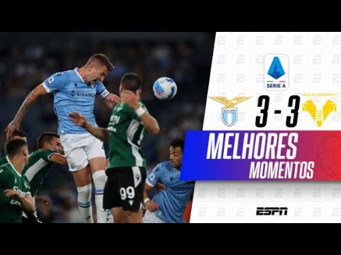 BRASILEIRO MARCA, E LAZIO E VERONA FAZEM JOGAÇO DE SEIS GOLS NO ITALIANO | MELHORES MOMENTOS