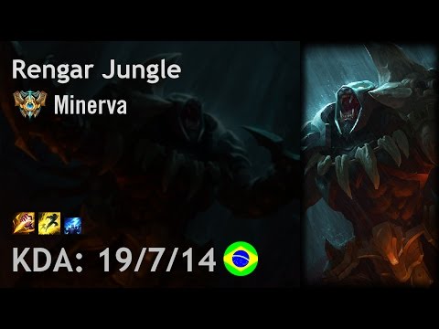 Rengar Jungle vs Olaf - Minerva - BR Challenger Patch 7.5
